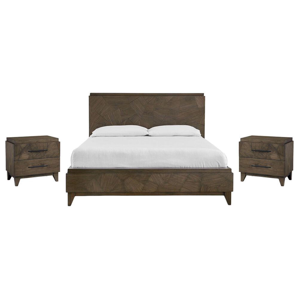 Urban Home Broderick 3-Piece Queen Bedroom Set in Wild Oats Brown, , large