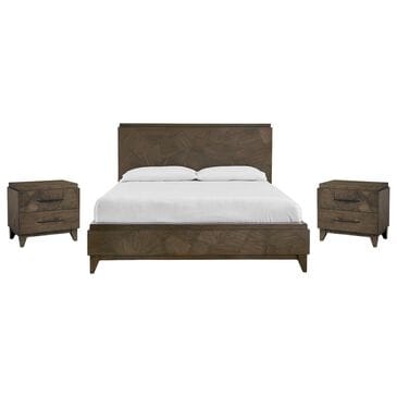 Urban Home Broderick 3-Piece Queen Bedroom Set in Wild Oats Brown, , large