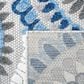 Safavieh Cabana CBN382G 6"7" x 9" Grey and Blue Indoor/Outdoor Area Performance Rug, , large