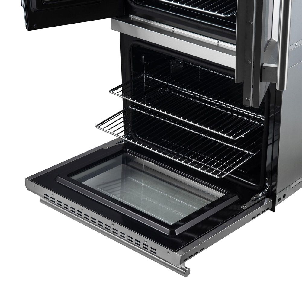 Forno Asti 30" Double Electric Wall Oven with Upper French Door in Stainless Steel, , large
