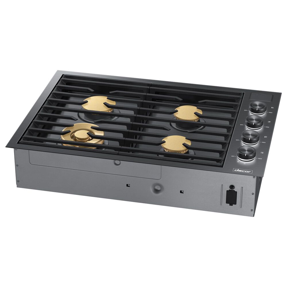 Dacor Modernist 30" Gas Cooktop in Graphite Stainless Steel, , large