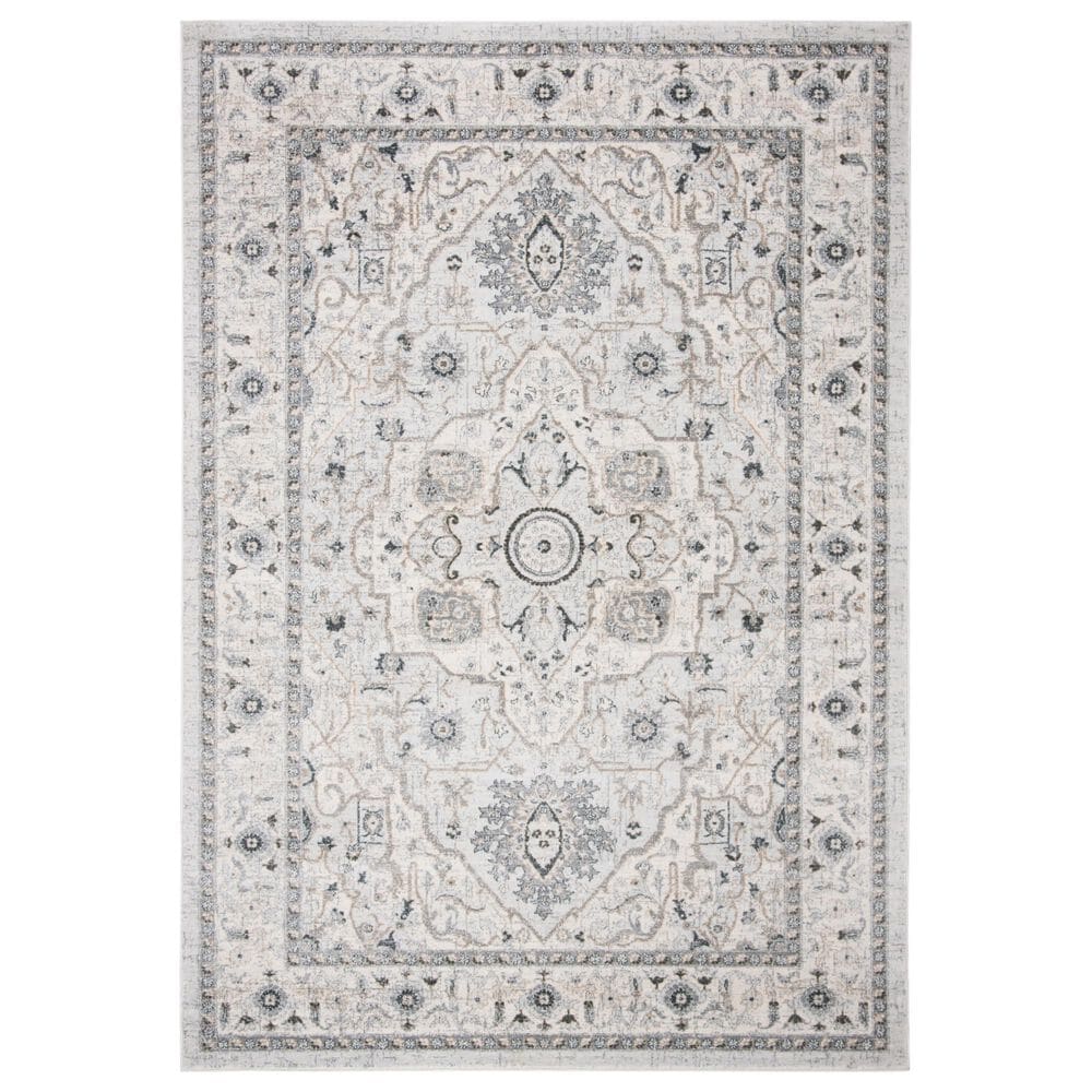 Safavieh Isabella 9" x 12" Light Gray and Gray Area Rug, , large