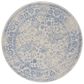 Safavieh Adirondack ADR109L 6" Round Ivory and Light Blue Area Rug, , large