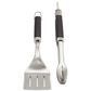 Weber Precision Grill Tongs and Spatula Set in Black and Stainless Steel, , large