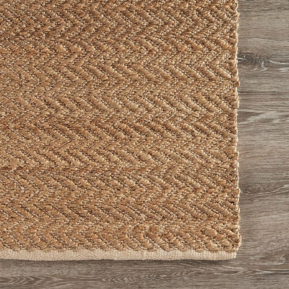 L&amp;R Resources Natural Fiber 2&#39;6&quot; x 7&#39;9&quot; Bright White Runner, , large