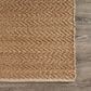L&R Resources Natural Fiber 2"6" x 7"9" Bright White Runner, , large