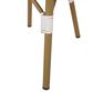 Hearth and Haven Outdoor French Bistro Chair in White, Black and Yellow (Set of 2), , large