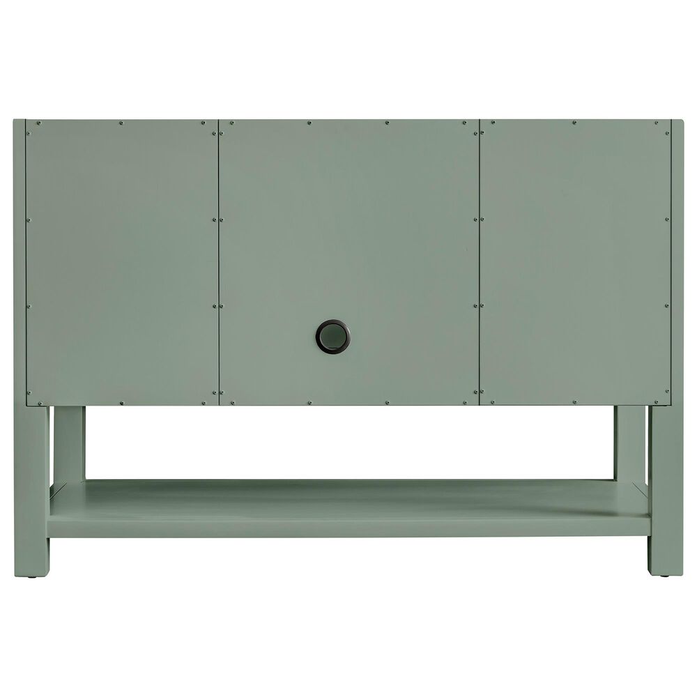 James Martin Vanities Breckenridge 48" Single Bathroom Vanity in Smokey Celadon with 3 cm Eternal Jasmine Pearl Silestone Top, Rectangular Sink and FreePower Wireless Charger, , large