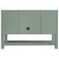 James Martin Vanities Breckenridge 48" Single Bathroom Vanity in Smokey Celadon with 3 cm Eternal Jasmine Pearl Silestone Top, Rectangular Sink and FreePower Wireless Charger, , large