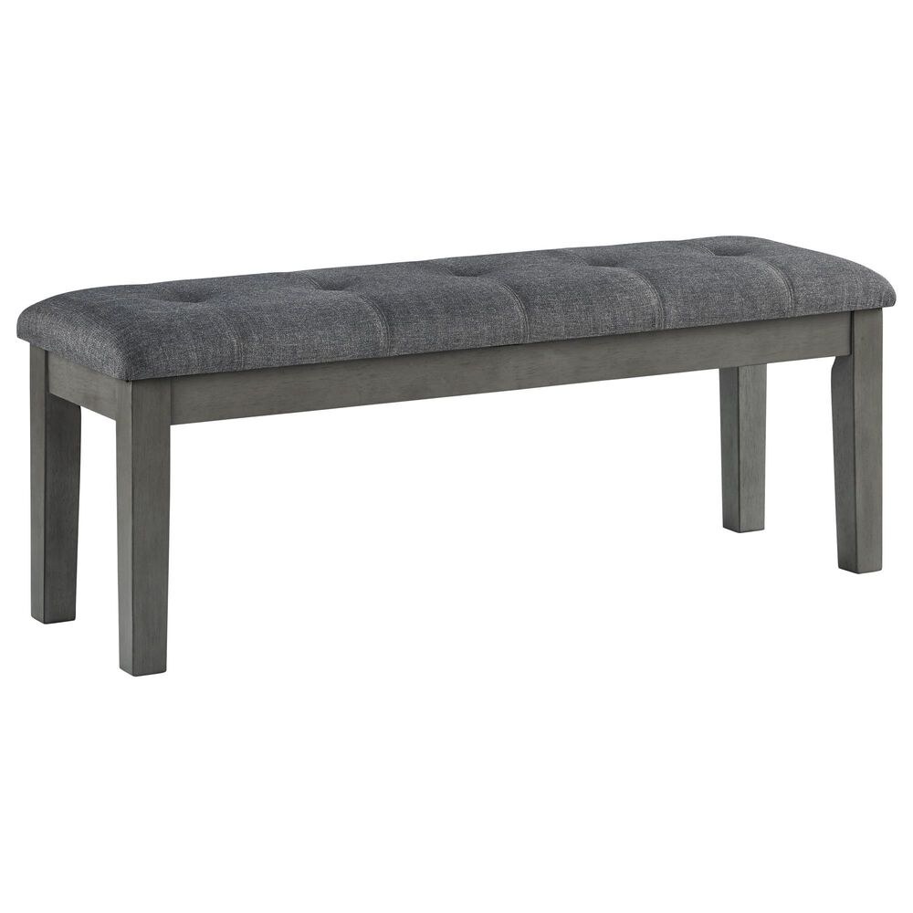 Ashley Hallanden 6-Piece Rectangular Dining Set in Antiqued Gray, , large