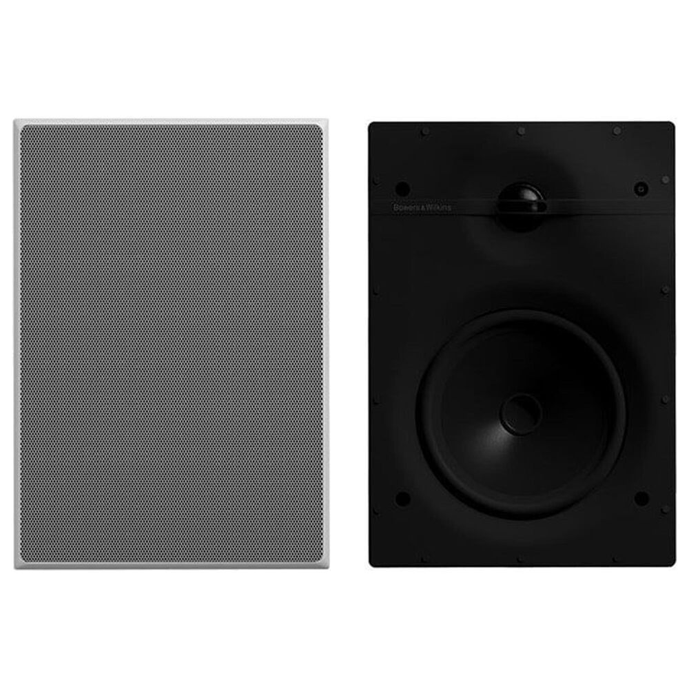 Bowers & Wilkins 6" 2 Way In-Wall Loudspeakers Pair in White and Black, , large