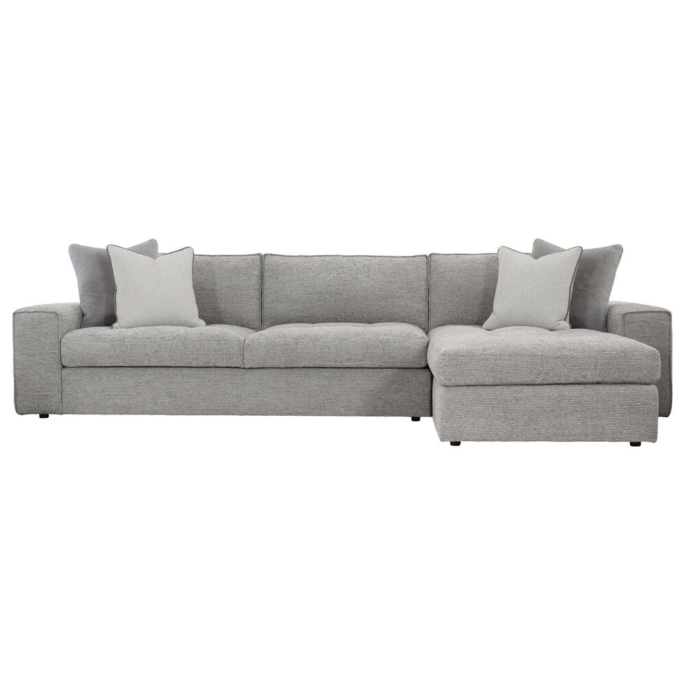 Bernhardt Nest 2-Piece Right Facing Sectional in Nickel, , large