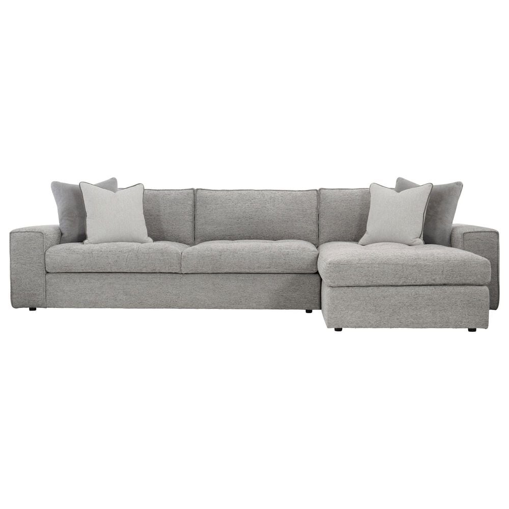 Bernhardt Nest 2-Piece Right Facing Sectional in Nickel, , large