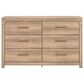 Ashley Kinlanni 6-Drawer Dresser in Tan, , large