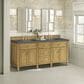 James Martin Vanities Lorelai 72" Double Vanity in Light Natural Oak with 3 cm Parisien Bleu Quartz Top, , large