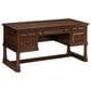 Riva Ridge Arlington Half Pedestal Desk in Classis Brown, , large