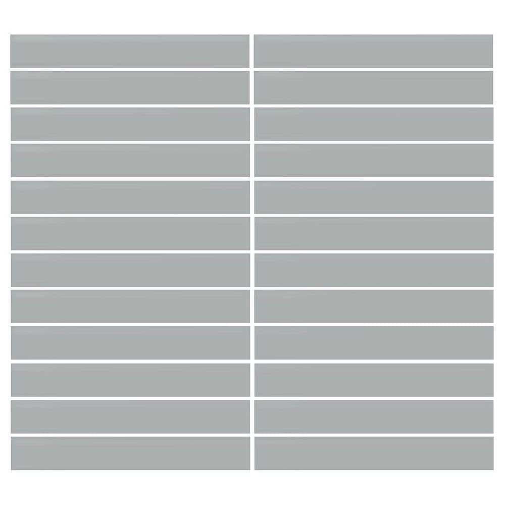 Dal-Tile Color Wheel Matte Desert Gray 12"" X 10"" Ceramic Mosaic Sheet, , large