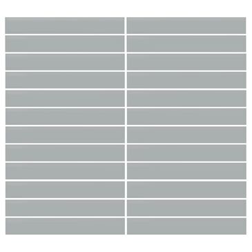 Dal-Tile Color Wheel Matte Desert Gray 12"" X 10"" Ceramic Mosaic Sheet, , large