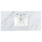 James Martin Vanities Breckenridge 48" Single Bathroom Vanity in Serenity Blue with 3 cm Carrara White Marble Top and Rectangular Sink, , large