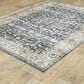 Oriental Weavers Charleston Distressed CHA05 7"6" x 10" Blue Area Rug, , large