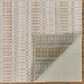 Feizy Odell 5" x 7"6" Tan and Silver Area Rug, , large