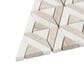 Soho Studio Avant Garde Asian Statuary and Wooden Beige 7" x 8" Triangle on Marble Mosaic Sheet, , large