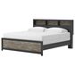 Ashley Broachmyn King LED Bookcase Bed in Black and Gray, , large