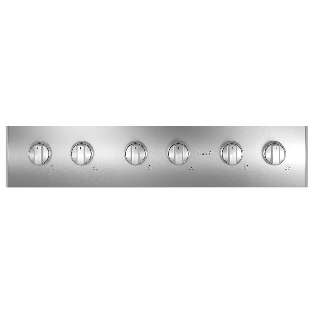Cafe 36&quot; Natural Gas Rangetop with 6-Burner in Stainless Steel and Brushed Stainless, , large