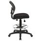OSP Home DC Series Deluxe Mesh Back Drafting Chair in Black, , large