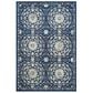 Safavieh Evoke EVK252A-5 5"1" x 7"6" Navy/Ivory Area Rug, , large
