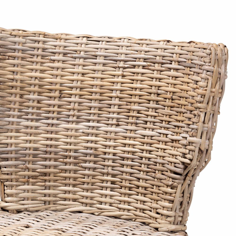 Baxton Studio Enver Side Chair in Natural Brown, , large