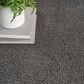 Nourison Dreamy Shag Solid 9" x 12" Grey Area Rug, , large