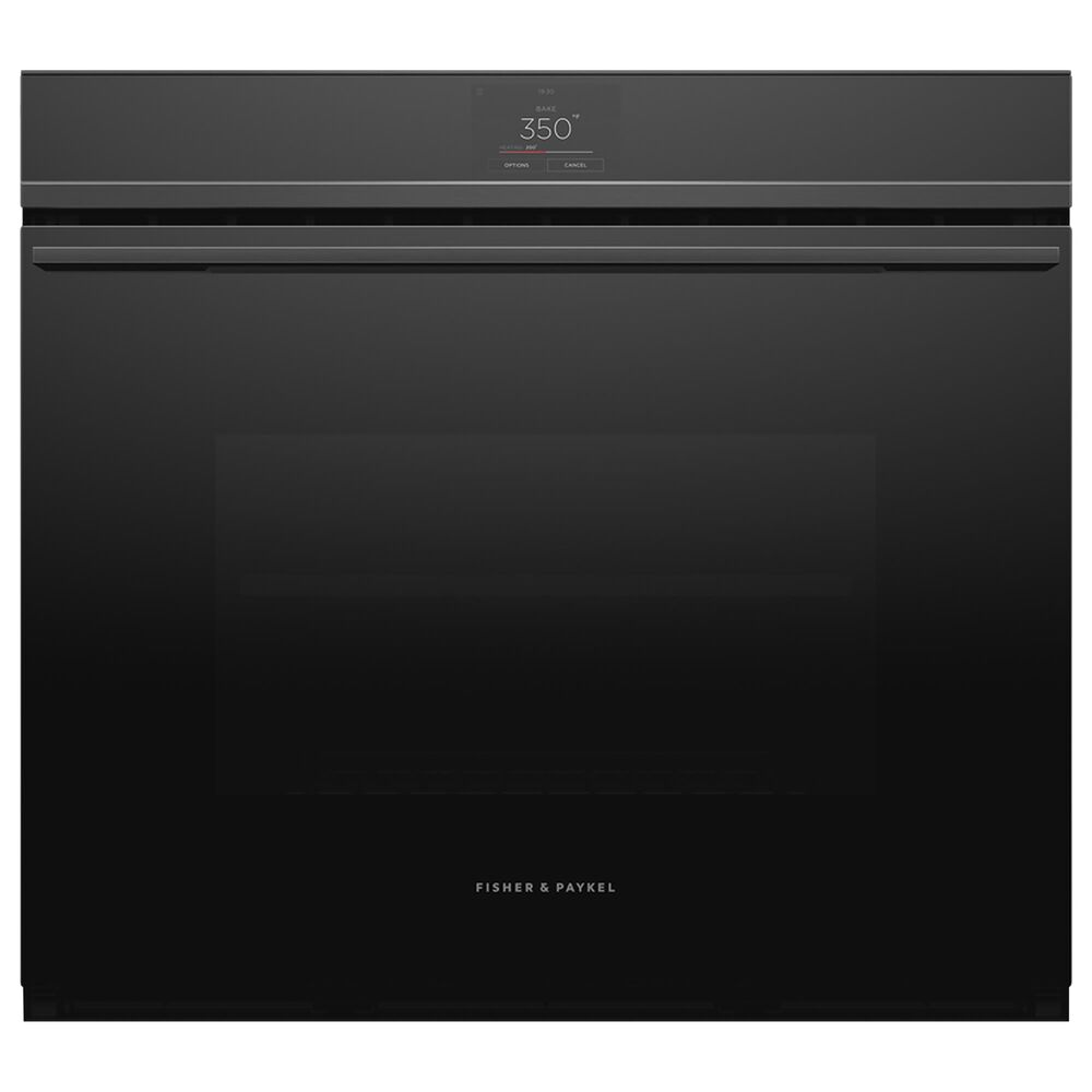Fisher and Paykel 30" Electric Single Wall Oven with Electronic Touch Control in Black, , large