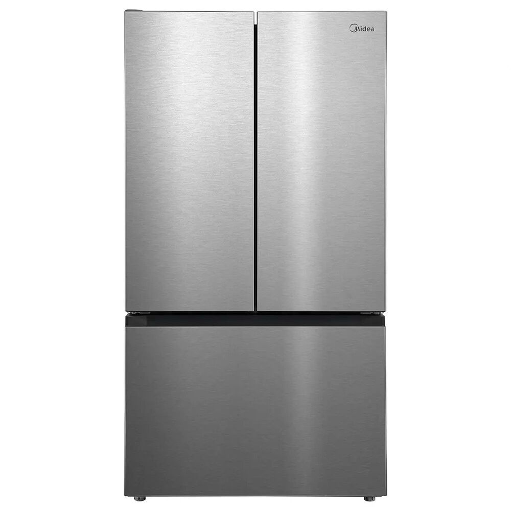 Midea 27 Cu. Ft. Counter-Depth French Door Refrigerator with AutoFill Water Pitcher in Stainless Steel, , large