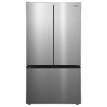 Midea 27 Cu. Ft. Counter-Depth French Door Refrigerator with AutoFill Water Pitcher in Stainless Steel, , large