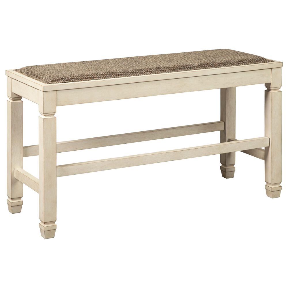 Signature Design by Ashley Bolanburg Double Counter Height Bench in Brown, , large