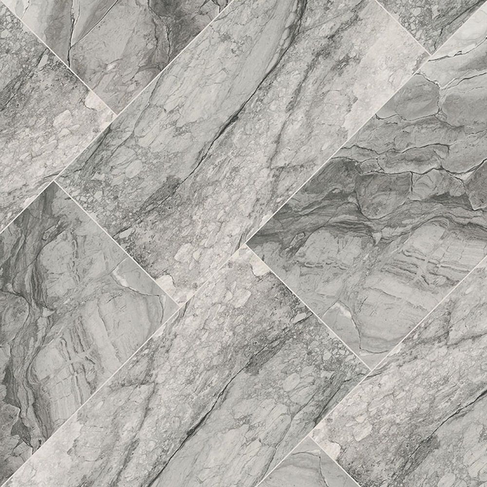 MS International Kaya Onda Gray 12&quot; x 24&quot; Polished Porcelain Tile, , large