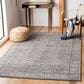 Safavieh Tulum TUL264F 6" x 9" Dark Grey and Ivory Area Rug, , large
