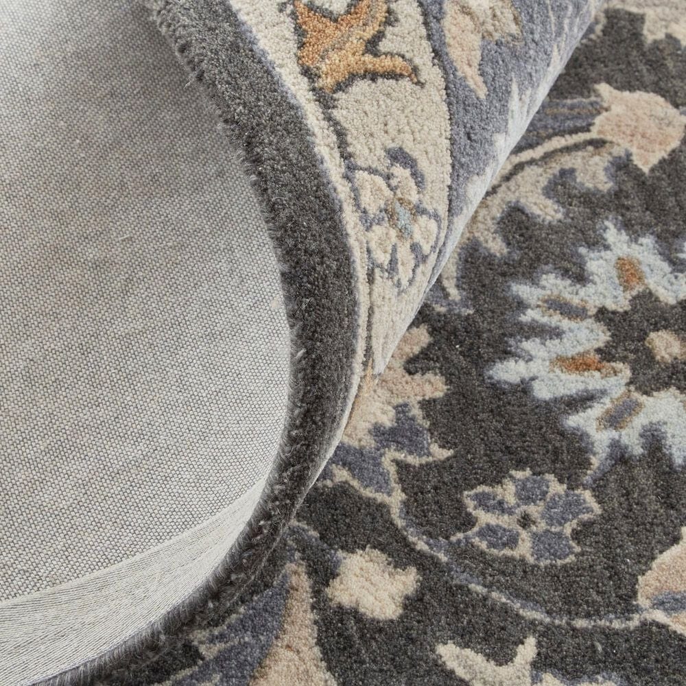 Feizy Rylan 9&#39; x 12&#39; Charcoal Area Rug, , large