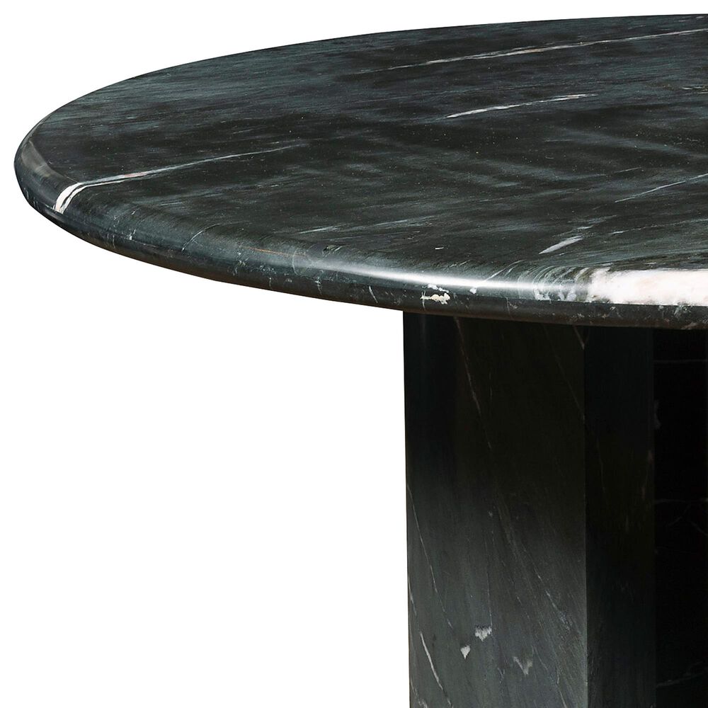 Vanguard Furniture Sae Round Dining Table in Black - Table Only, , large