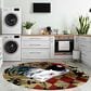 Dalyn Rug Company Kendall KE3 8" Round Khaki Area Rug, , large