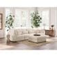 Ashley Donelson Creek Oversized Accent Ottoman in Vanilla, , large