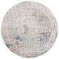 Safavieh Dream DRM426F 6"7" Round Grey and Blue Area Rug, , large