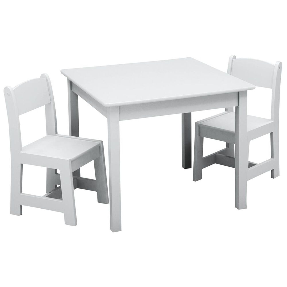 Delta Mysize Table and Chairs in Bianca White NFM