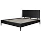 37B Casal Queen Platform Bed in Black Finish, , large