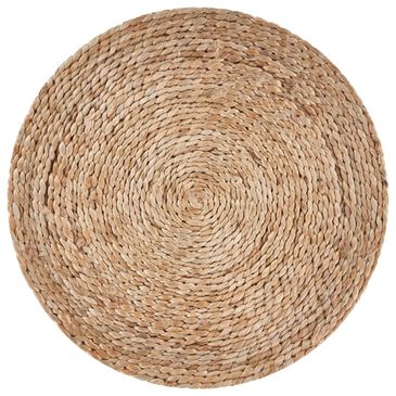 L.R. Home 15" Classically Design Round Placemat in Natural, , large