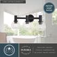 Vaxcel Marshall 3-Light Bathroom Vanity in Matte Black, , large