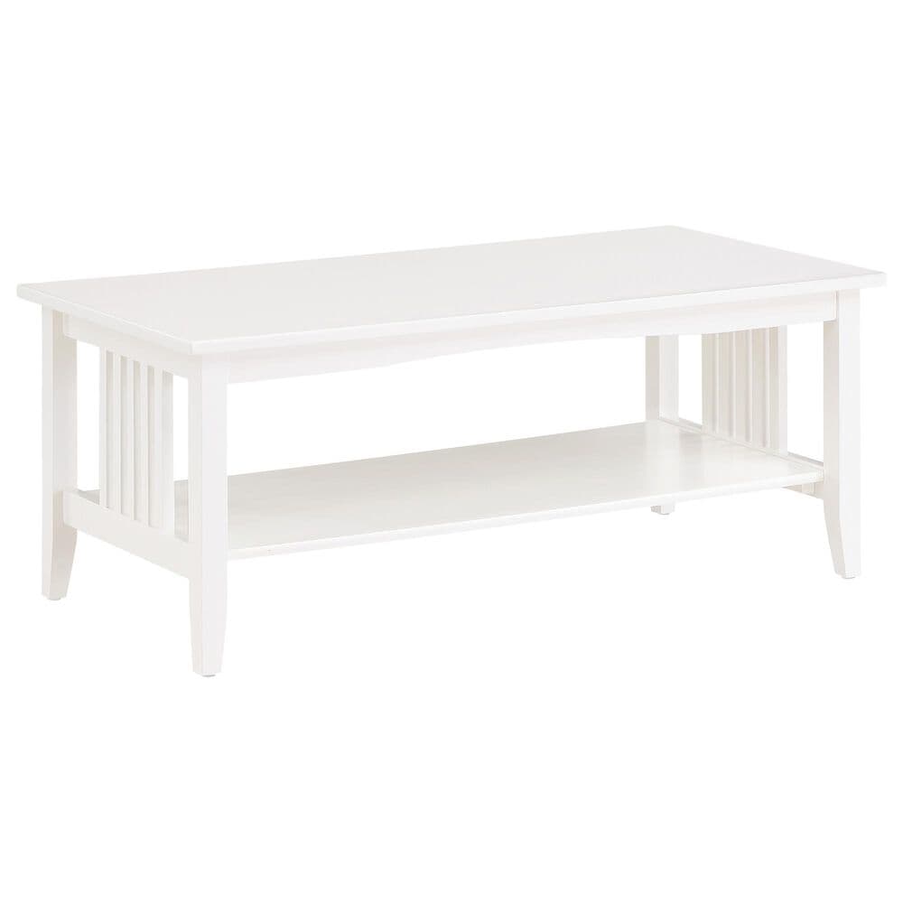 OSP Home Sierra Coffee Table in White, , large