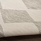 Nourison Positano Geometric Light Grey 8" x 10" Indoor/Outdoor Area Rug, , large
