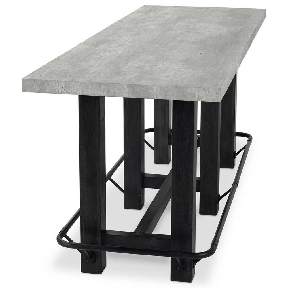 Classic Home Ojai Counter Height Table in Antique Gray and Black - Table Only, , large